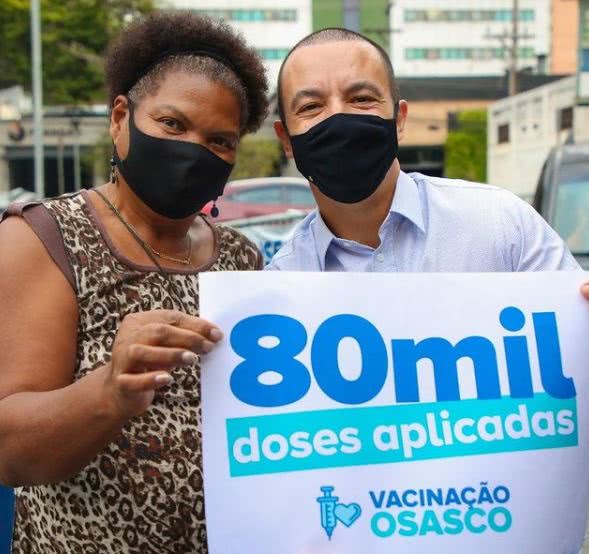 Osasco chega a marca de 80 mil doses aplicadas