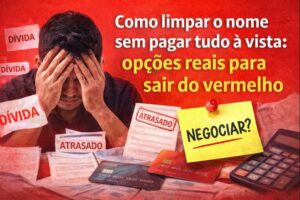 Como limpar o nome sem pagar tudo à vista: opções reais para sair do vermelho