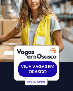 Vaga de Emprego em Osasco: 20 vagas para Operador de Armazém – Turno da Tarde (CLT)