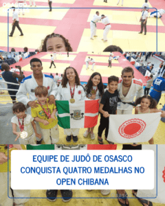 Equipe de judô de Osasco conquista quatro medalhas no Open Chibana