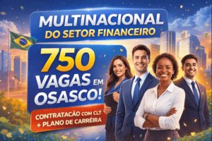 Multinacional do setor financeiro abre 750 vagas de emprego em Osasco