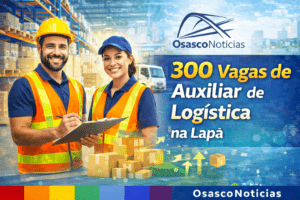 300 Vagas de Auxiliar de Logística na Lapa