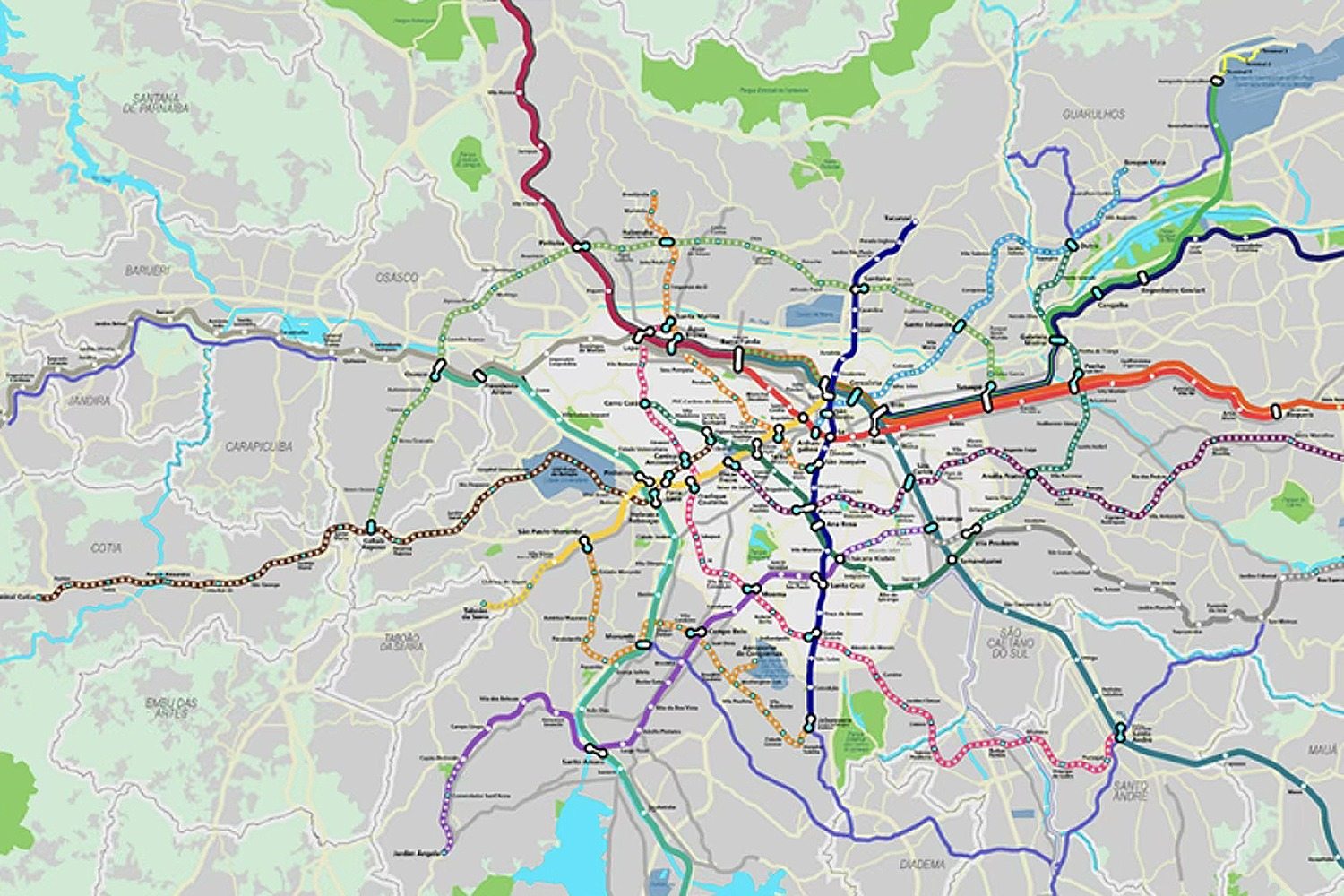 Nova Linha 23 do Metrô ligará Osasco ao Tatuapé: Confira o Mapa e as Estações
