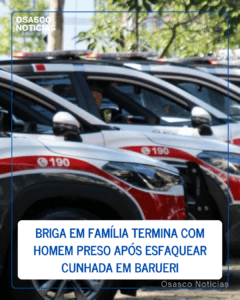 Homem é preso após esfaquear a cunhada no Parque dos Camargos.