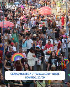 9ª Parada LGBT+ de Osasco acontece neste domingo, 20 de setembro