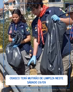 Mutirão do Dia Mundial da Limpeza acontece neste sábado em Osasco